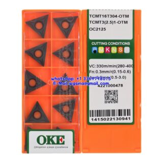 Original OKE TCMT16T304-OTM OC2125 Carbide Insert - Triangle (10 PCS)
