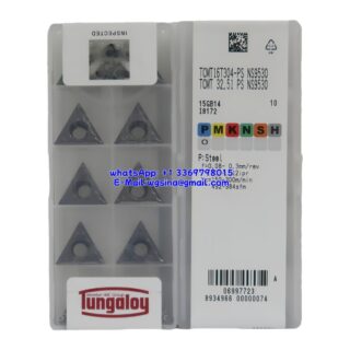Original Tungaloy TCMT16T304-PS NS9530 Carbide Insert - Triangle (10 PCS)