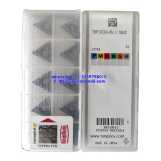 Original Tungaloy TCMT16T304-PS NS530 Carbide Insert - Triangle (10 PCS) TCMT16T304-PS(J) NS530
