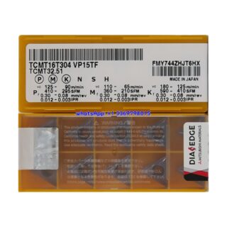 Original Mitsubishi TCMT16T304 VP15TF Carbide Insert - Triangle | Steel, Stainless Steel (10 PCS)