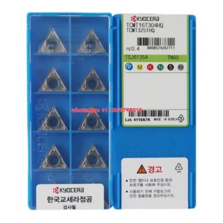 Original Kyocera TCMT16T304HQ Carbide Insert - Triangle (10 PCS) TN60 TCMT16T304HQ TN60
