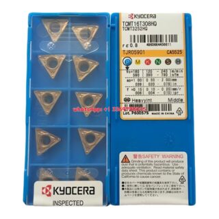 Original Kyocera TCMT16T308-HQ CA5525 Carbide Insert - Triangle | Steel (10 PCS)