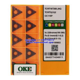Original OKE TCMT16T308-JHQ OC115P Carbide Insert - Triangle (10 PCS)