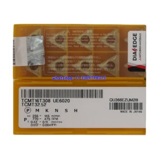 Original Mitsubishi TCMT16T308 UE6020 Carbide Insert - Triangle (10 PCS)
