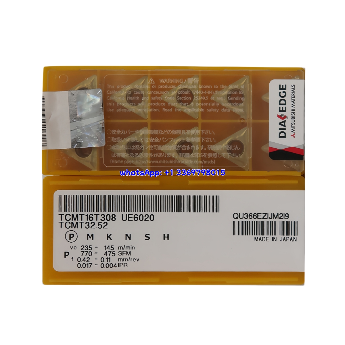 Mitsubishi TCMT16T308 UE6020 Carbide Insert - Triangle (10 PCS)