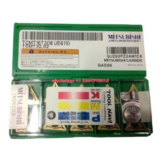 Original Mitsubishi TCMT16T308 UE6110 Carbide Insert - Triangle | Steel, Stainless Steel (10 PCS)