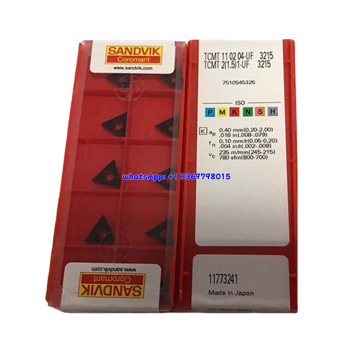 Sandvik 04-MM Carbide Turning Insert | Steel, Hardened Steel