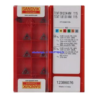 Original Sandvik 04-MM Carbide Turning Insert TCMT 09 02 1115 TCMT 09 02 04-MM 1115