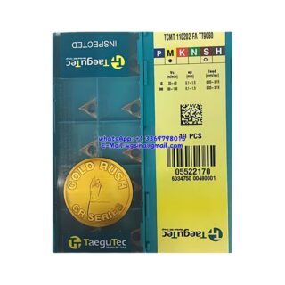 Original TaeguTec 110202 TT9080 Carbide Insert | Stainless Steel & More (10 PCS) TCMT FA TCMT 110202 FA TT9080