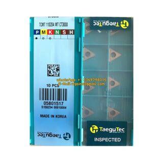 Original TaeguTec 110204 CT3000 Carbide Insert (10 PCS) TCMT MT TCMT 110204 MT CT3000