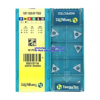 Original TaeguTec 110204 TT8020 Carbide Insert | Cast Iron (10 PCS) TCMT MT TCMT 110204 MT TT8020