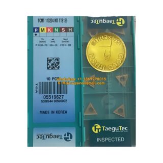 Original TaeguTec 110204 TT8125 Carbide Insert | Steel (10 PCS) TCMT MT TCMT 110204 MT TT8125
