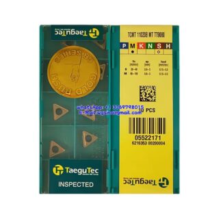 Original TaeguTec 110208 TT9080 Carbide Insert | Stainless Steel & More (10 PCS) TCMT MT TCMT 110208 MT TT9080