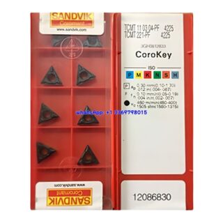 Original Sandvik 04-PF Carbide Turning Insert TCMT 11 03 4225 TCMT 11 03 04-PF 4225