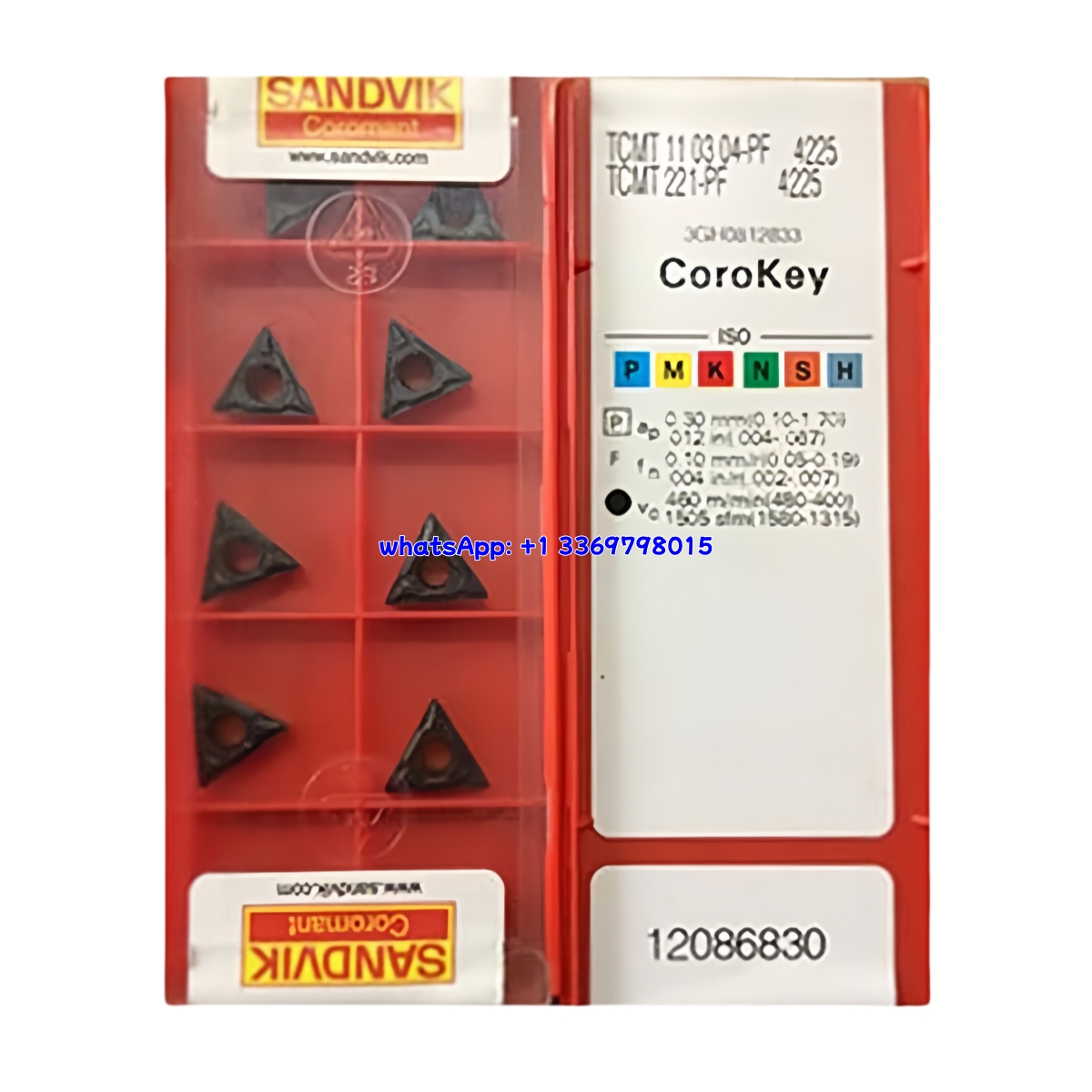 Sandvik 04-PF Carbide Turning Insert | Steel