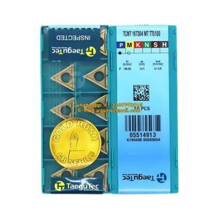 Original TaeguTec 16T304 TT9080 Carbide Insert | Stainless Steel & More (10 PCS) TCMT TCMT 16T304 PC TT9080