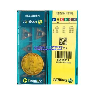 Original TaeguTec 16T304 TT9080 Carbide Insert | Stainless Steel & More (10 PCS) TCMT TCMT 16T304 PC TT9080