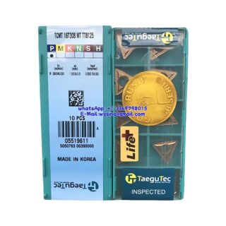 Original TaeguTec 16T308 TT8125 Carbide Insert | Steel (10 PCS) TCMT MT TCMT 16T308 MT TT8125
