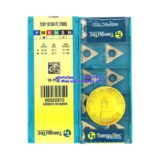 Original TaeguTec 16T308 TT9080 Carbide Insert | Stainless Steel & More (10 PCS) TCMT TCMT 16T308 PC TT9080