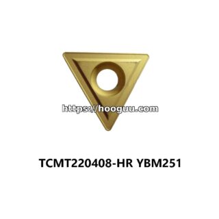 Original ZCC-CT TCMT220408-HR YBM251 Carbide Turning Insert - Triangle | Steel, Stainless Steel (10 PCS)
