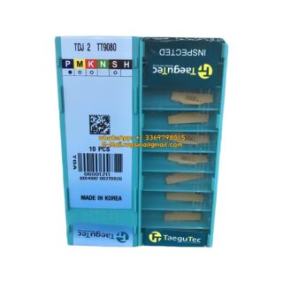 Original TaeguTec TT9080 TT9080 Carbide Insert - Triangle | Stainless Steel & More (10 PCS) TDC TDC 2 TT9080