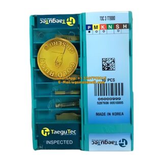 Original TaeguTec TT9080 TT9080 Carbide Insert - Triangle | Stainless Steel & More (10 PCS) TDC TDC 3 TT9080