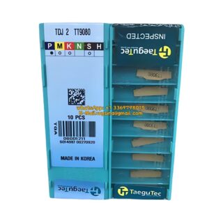 Original TaeguTec TT9080 TT9080 Carbide Insert - Triangle | Stainless Steel & More (10 PCS) TDJ TDJ 2 TT9080