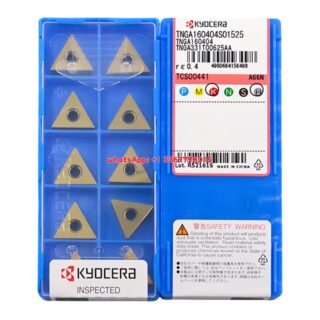 Original Kyocera TNGA160404S01525 Carbide Insert - Triangle (10 PCS) A66N TNGA160404S01525 A66N