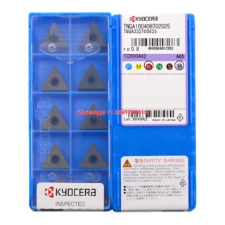 Original Kyocera TNGA160408T02025 Carbide Insert - Triangle (10 PCS) A65 TNGA160408T02025 A65