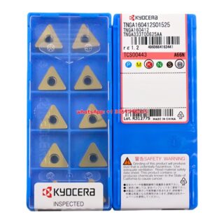 Original Kyocera TNGA160412S01525 Carbide Insert - Triangle (10 PCS) A66N TNGA160412S01525 A66N