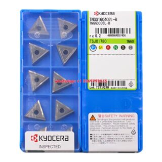 Original Kyocera TNGG160402L-B Carbide Insert - Triangle (10 PCS) TN60 TNGG160402L-B TN60
