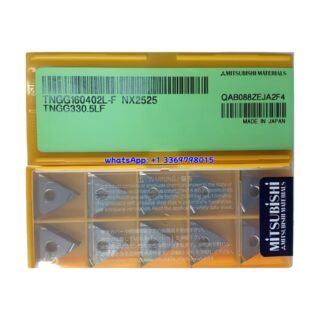 Original Mitsubishi TNGG160402L-F NX2525 Carbide Insert - Triangle | Steel (10 PCS)