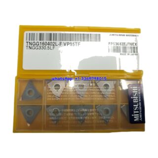 Original Mitsubishi TNGG160402L-F VP15TF Carbide Insert - Triangle | Steel, Stainless Steel (10 PCS)