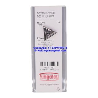 Original Tungaloy TNGG160402L-P-NS9530 NS9530 Carbide Insert - Triangle (10 PCS)