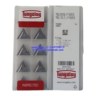 Original Tungaloy TNGG160402L-P NS9530 Carbide Insert - Triangle (10 PCS)