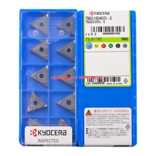 Original Kyocera TNGG160402L-S Carbide Insert - Triangle (10 PCS) TN60 TNGG160402L-S TN60