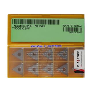 Original Mitsubishi TNGG160402R-F NX2525 Carbide Insert - Triangle | Steel (10 PCS)