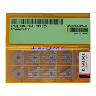 Original Mitsubishi TNGG160402R-F NX2525 Carbide Insert - Triangle | Steel (10 PCS)