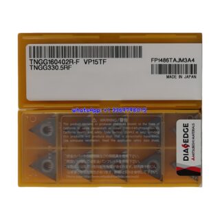 Original Mitsubishi TNGG160402R-F VP15TF Carbide Insert - Triangle | Steel, Stainless Steel (10 PCS)
