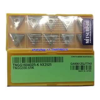 Original Mitsubishi TNGG160402R-K NX2525 Carbide Insert - Triangle | Steel & More (10 PCS)