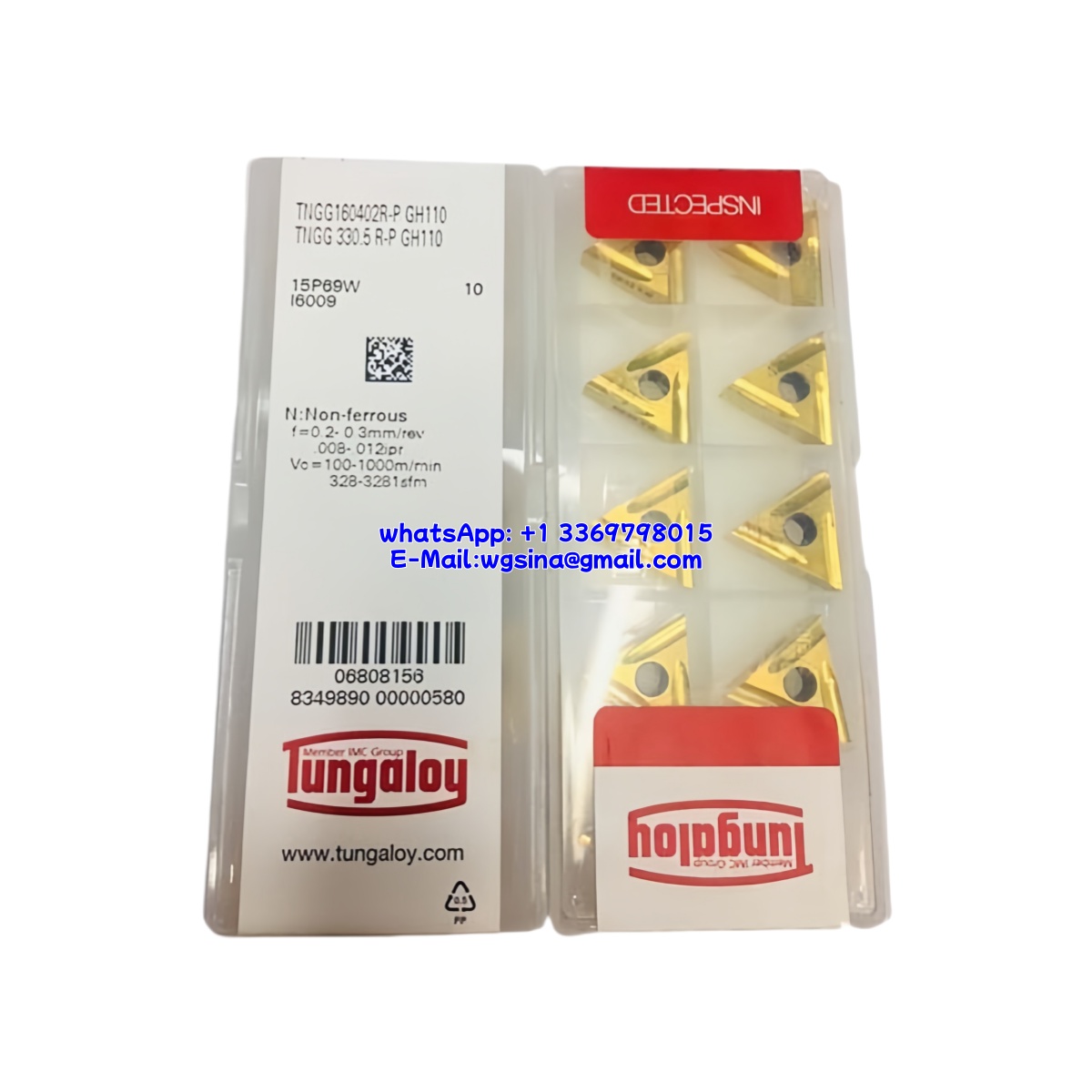 TUNGALOY 100% Original TNGG160402R-P GH110 Cutting Tools 10PCS