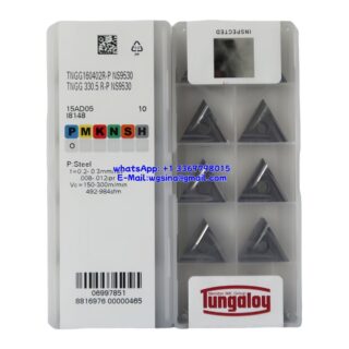 Original Tungaloy TNGG160402R-P NS9530 Carbide Insert - Triangle (10 PCS)