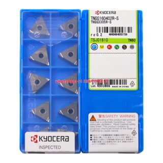 Original Kyocera TNGG160402R-S Carbide Insert - Triangle (10 PCS) TN60 TNGG160402R-S TN60