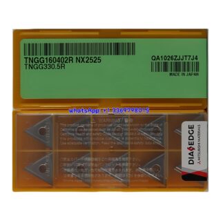 Original Mitsubishi TNGG160402R NX2525 Carbide Insert - Triangle | Steel (10 PCS)