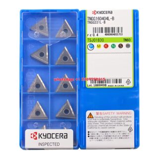 Original Kyocera TNGG160404L-B Carbide Insert - Triangle (10 PCS) TN60 TNGG160404L-B TN60