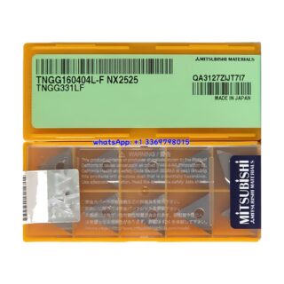 Original Mitsubishi TNGG160404L-F NX2525 Carbide Insert - Triangle | Steel (10 PCS)