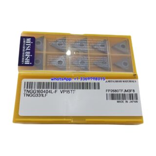 Original Mitsubishi TNGG160404L-F VP15TF Carbide Insert - Triangle | Steel, Stainless Steel (10 PCS)