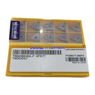 Original Mitsubishi TNGG160404L-F VP15TF Carbide Insert - Triangle | Steel, Stainless Steel (10 PCS)