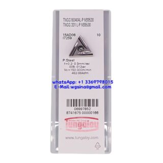 Original Tungaloy TNGG160404L-P-NS9530 NS9530 Carbide Insert - Triangle (10 PCS)