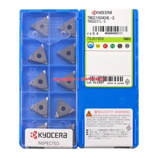 Original Kyocera TNGG160404L-S TN620 Carbide Turning Insert - Triangle | Steel (10 PCS)